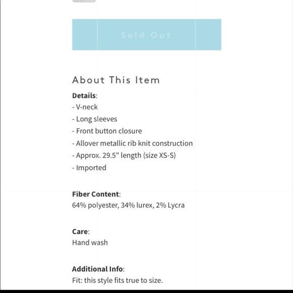 Opening Ceremony Purple Disco Rib Cardigan NWT Size M/L - Picture 7 of 7